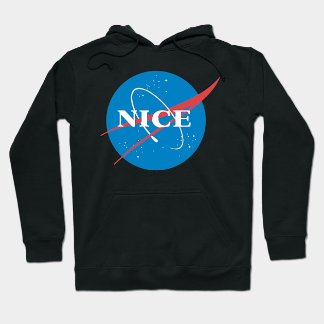 Nice of the NASA Space Hoodie by Merchsides